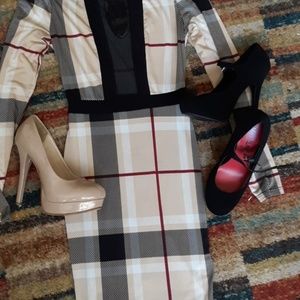 Plaid dress